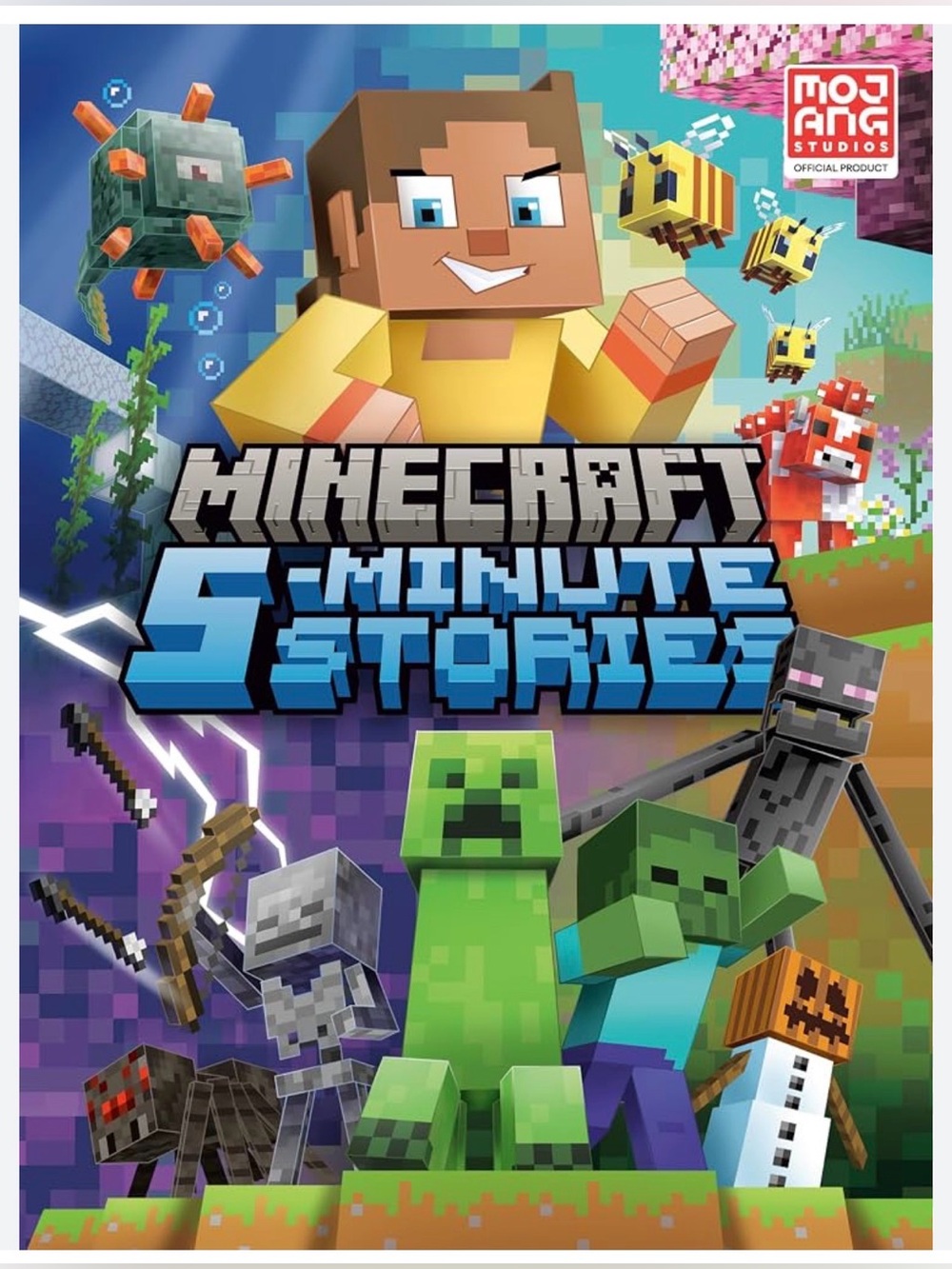 Minecraft 5-Minute Stories: Mobs of Minecraft Hardcover Book | 2025 | Ages 3–7